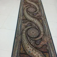 فرش یک در چهار ۷۰۰ شانه سرمه ایی|فرش|کرمانشاه, |دیوار