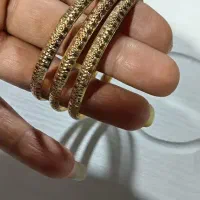 النگو طلا سایز ۲ دو تمیز تمیز همراه با فاکتور خرید