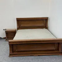 سرویس خواب دو نفره چوبیران همراه با تشک رویال