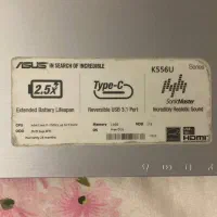 لپتاپ ASUS K556U بسیار تمیز و سالم|رایانه همراه|مشهد, فلسطین|دیوار