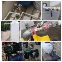 لوله کشی آب ،نصب پمپ و منبع، شیرآلات،آبگرمکن