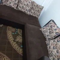 مبل چرم و پارچه در حد نو|مبلمان خانگی و میز عسلی|گرگان, |دیوار