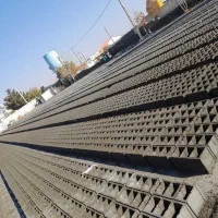 بلوک پوکه ای بلوک پرسی کول تیرچه کرومیت یونولیت|مصالح و تجهیزات ساختمان|رامجین, |دیوار