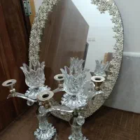 آئینه و شمعدان|کلکسیون اشیاء عتیقه|جهرم, |دیوار