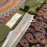 چاقوی تاکتیکی / کمپینگ اصل آمریکا با غلاف و بند