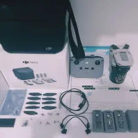 هلیشات مویک مینی2 پک کمبو پلاک سازمان هواپیماییdji|دوربین عکاسی و فیلم‌برداری|تهران, پادگان امام حسین|دیوار