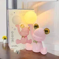 چراغ خواب فانتزی شارژی خرس توپ در دست