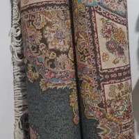 یک جفت فرش شش متری فیروزه ای نو