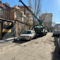 جرثقیل خاور دکل بلند تانکر کانکس ستون فرصنعتی|خدمات حمل و نقل|تبریز, |دیوار
