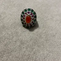 انگشتر چند نگین زیبا