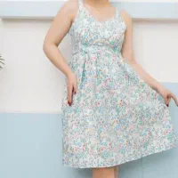 پیراهن شیک جنس نخ پنبه سایز ۴۰تا ۴۴