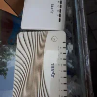 دو عدد مودم روتر zyxel p660
