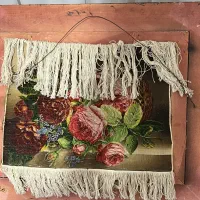 تابلو فرش دستبافت چله ابریشم|تابلو فرش|رشت, یخسازی|دیوار