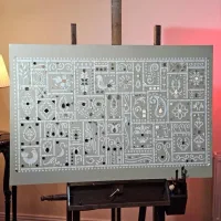 انواع تابلو ماه. فرش و لیپان ارت و...