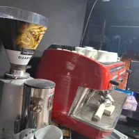 قهوه ساز صنعتی همراه با آسیاب مازر|سماور، چای‌ساز، قهوه‌ساز|نی‌ریز, |دیوار