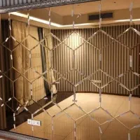 آینه پازلی دکوراتیو برنز