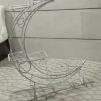 استند گل و گلدان فلزی