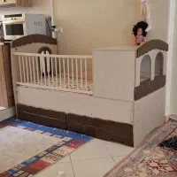 تخت نوزاد و نوجوان در حد نو|تخت و سرویس خواب|تهران, استخر|دیوار