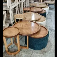 میز جلومبلی چوبی