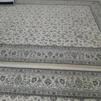 یک جفت فرش ۹ متری مشهد طرح افشان کاملا سالم