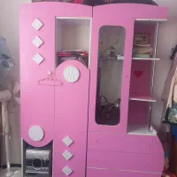 کمد دخترانه خشکل  صورتی