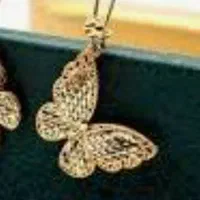 گوشواره پروانه 8گرم با فاکتور