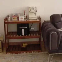 استند کافی بار جنس چوب