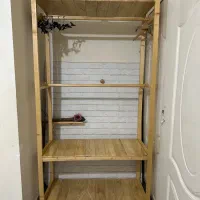 رگال چوبی|کتابخانه، شلف، قفسه‌های دیواری|ملایر, |دیوار