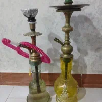 دو عدد قلیون برنز