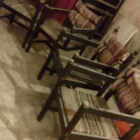 میز و صندلی سنتی خیلی قدیمی