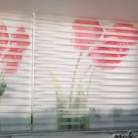 پرده زبرا وتابو به علت جابجای به قیمت مناسب|پرده، رانر، رومیزی|گلستان (تهران), |دیوار