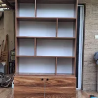 کتابخانه. شلف. قفسه دیواری. کمد|کتابخانه، شلف، قفسه‌های دیواری|رشت, بازار|دیوار