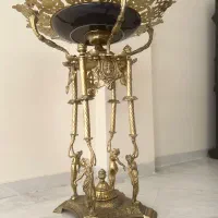 میز برنز درج ۱خالص قدیمی سنگین