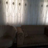 مبل ۵نفرهجستر وویترین تمام چوب