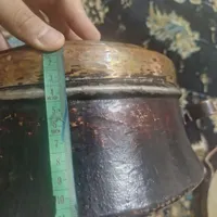 دیگچه مسی قدیمی|ظروف پخت‌وپز|کرمان, |دیوار