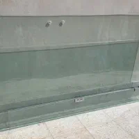 شیشه سکوریت ۶ میل ایمنی شرق درب دار ۲۳۷×۳۷۴/۵