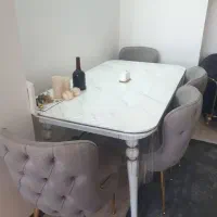 میز ناهار خوری ۶ نفره ماربل