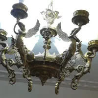 لوستر برنز|لوستر و چراغ آویز|قدس, شهرک دانش|دیوار