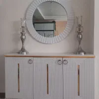 فروش فوری ایینه کنسول نونو|بوفه، ویترین، کنسول|کلاله, |دیوار