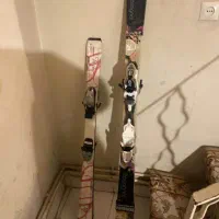 چوب اسکی ، باتوم و کفش اسکی