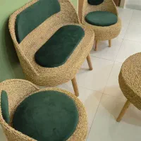 صندلی و میز حصیری