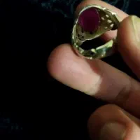 انگشتر 100٪دستسازیاقوت استار طبیعی باسختی 8|جواهرات|چگنی, |دیوار