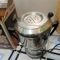 سماور برقی استیل با کارتن بسیار تمیز ودرحدنو آلمان|سماور، چای‌ساز، قهوه‌ساز|اصفهان, شیخ اشراق|دیوار
