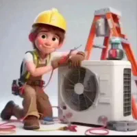 کارگر ساده و کار آموز کولر گازی