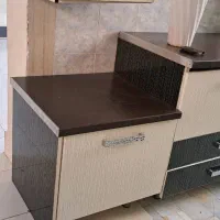ام دی اف کار کرده ترک طرح بارانی با ویترین کارکرده|مبلمان خانگی و میز عسلی|پاکدشت, پاکدشت (مامازند)|دیوار