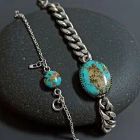 دستبند فیروزه نیشابور استیل|جواهرات|مشهد, آزادشهر|دیوار