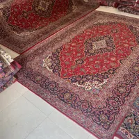 جفت ۹ متری کاشون قرمز رنگ پرزدار سالم