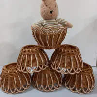 سبد دست بافی سبد بافی|صنایع دستی و سایر لوازم تزئینی|الیگودرز, |دیوار