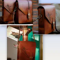 آموزش چرمدوزی ودوخت کیفهای دست دوز