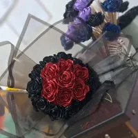 باکس و دسته گل رز روبانی|گل مصنوعی|اصفهان, رسالت|دیوار